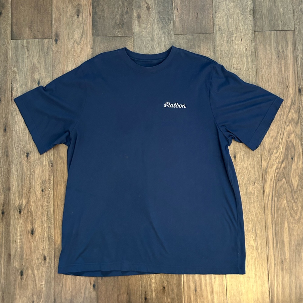 Malbon Hunter S. Thompson Men's Blue T-Shirt